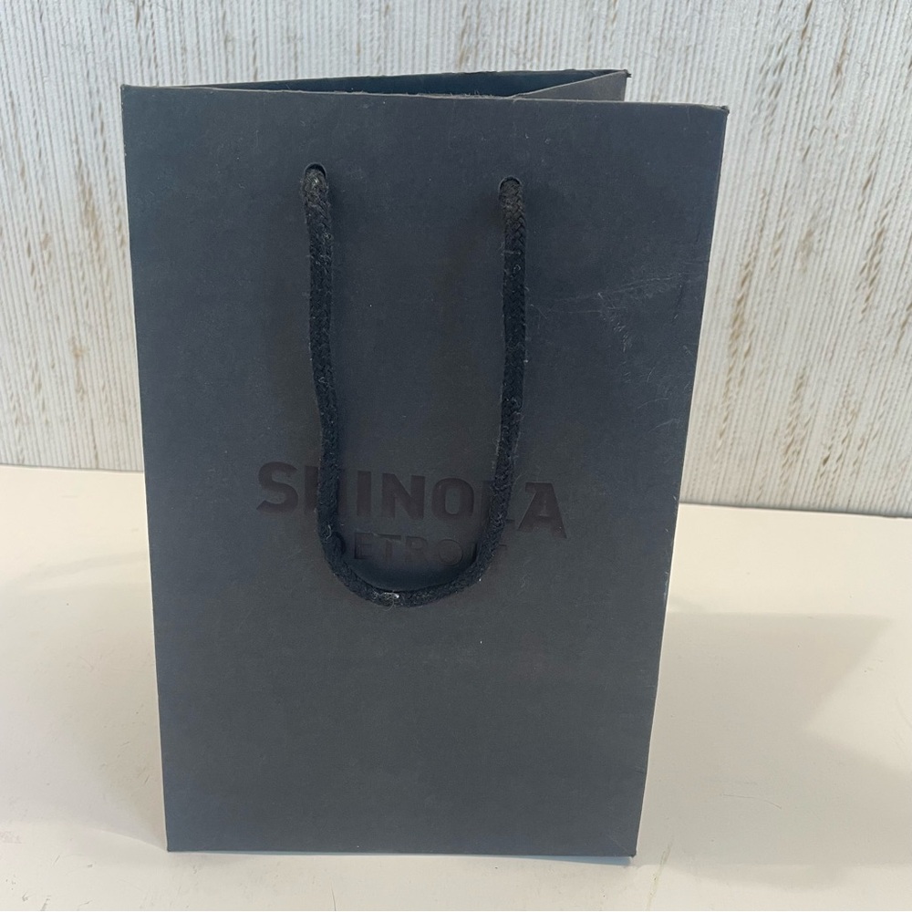 Shinola Shopping Bag Black Small 6.5” x 10” x 6” Small Detroit